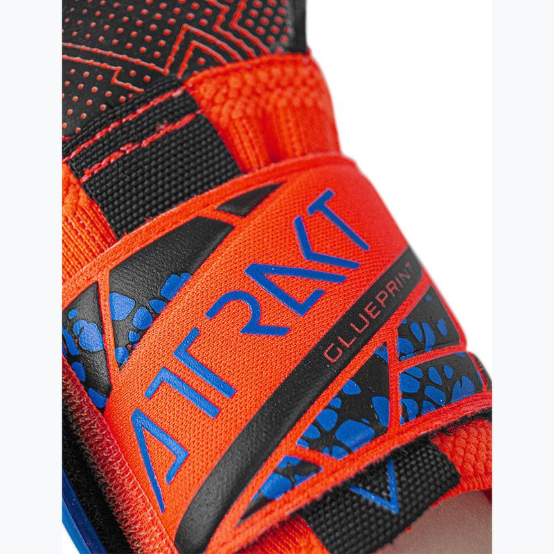 Brankárske rukavice Reusch Attrakt Gold X Evolution GluePrint hyper orng/elec blue/blck 6