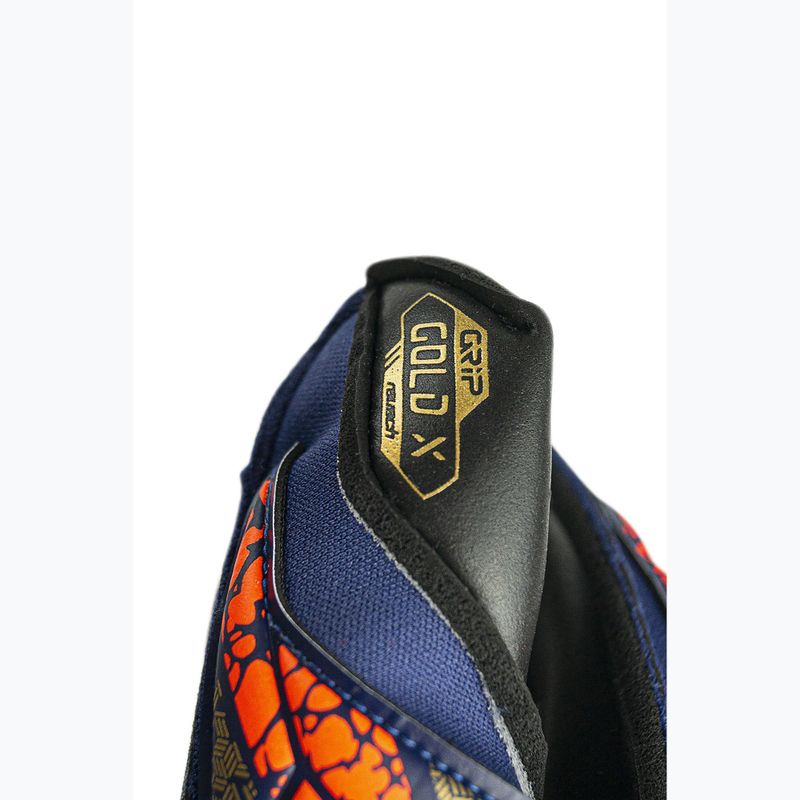 Brankárske rukavice Reusch Attrakt Gold X Evolution premium modré/zlaté/čierne 9