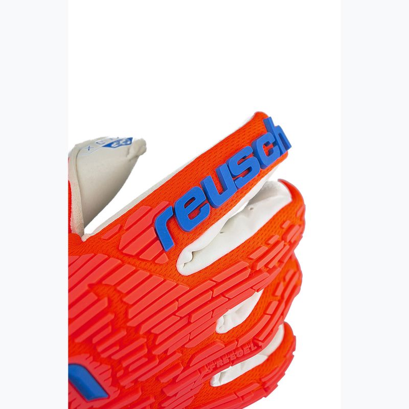 Brankárske rukavice Reusch Attrakt Gold X Freegel hyper orange/electric blue 5