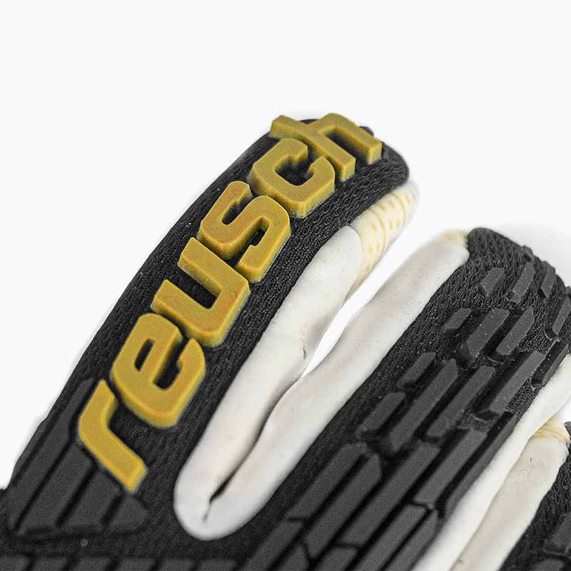Brankárske rukavice Reusch Attrakt Freegel Gold X GluePrint Finger Support black/gold 5
