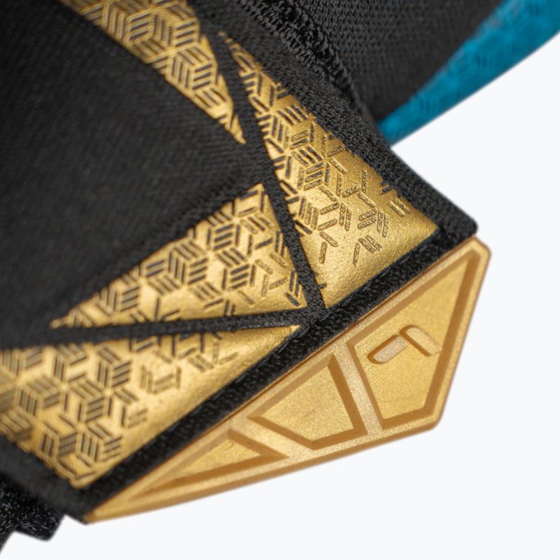 Brankárske rukavice Reusch Attrakt Aqua Finger Support black/gold/aqua 7