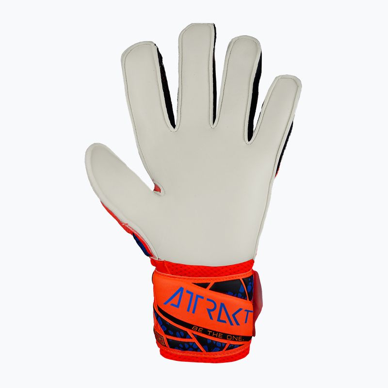 Brankárske rukavice detské Reusch Attrakt Solid Junior hyper orng/elec blue 3
