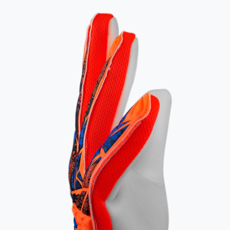 Detské brankárske rukavice Reusch Attrakt Starter Solid Junior hyper orng/elec blue 5