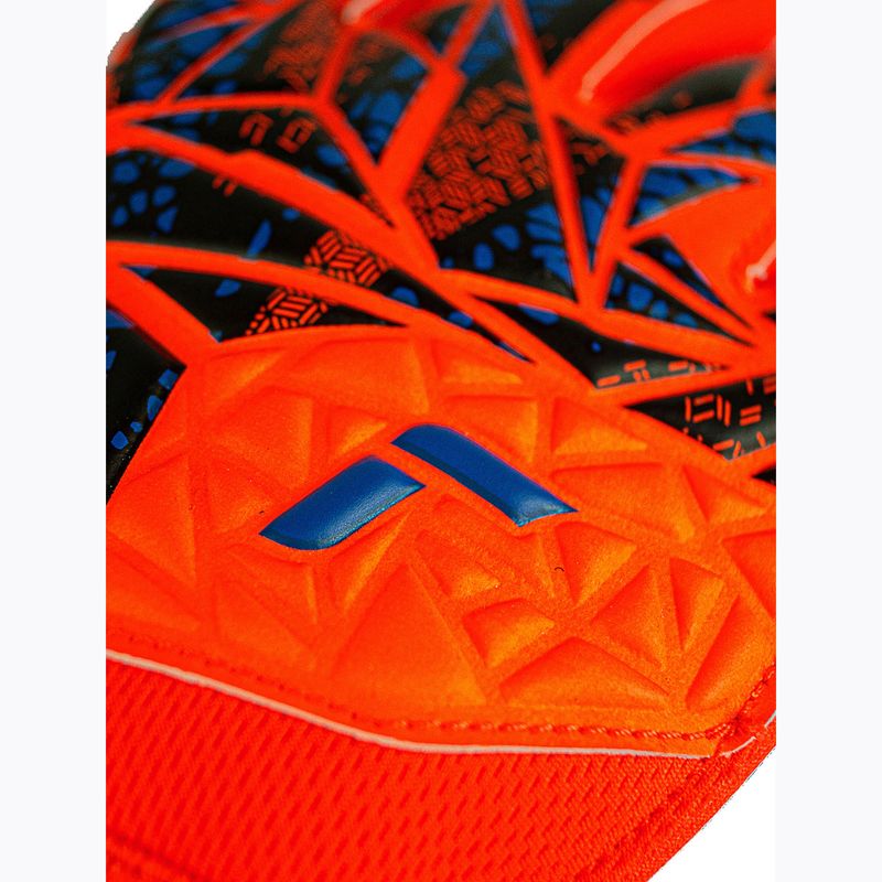 Detské brankárske rukavice Reusch Attrakt Starter Solid Junior hyper orng/elec blue 8
