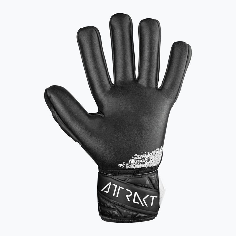 Brankárske rukavice Reusch Attrakt Gold NC Finger Support safety yellow/silver/black 3