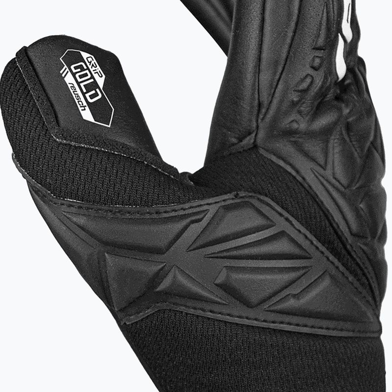 Brankárske rukavice Reusch Attrakt Gold NC Finger Support safety yellow/silver/black 4