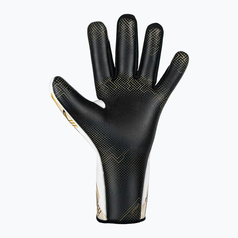 Brankárske rukavice Reusch Pure Contact Gold X GluePrint Strapless biela/zlatá/čierna 3