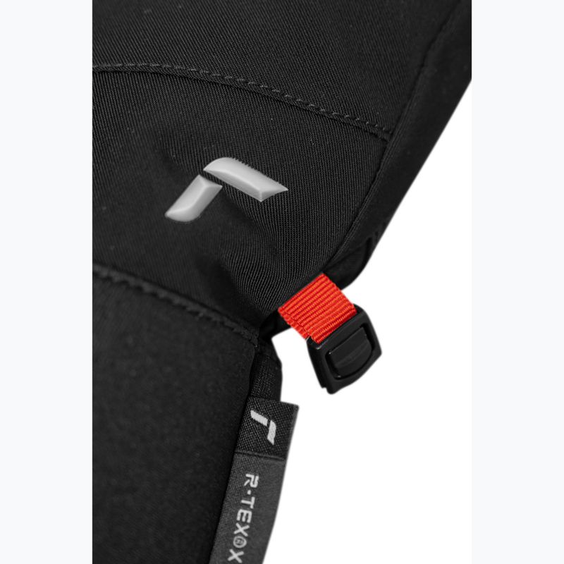 Lyžiarske rukavice Reusch Steve R-Tex XT 7809 black/fluo red 6