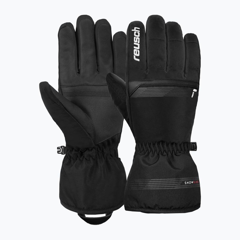 Lyžiarske rukavice Reusch Snow King black/white 3