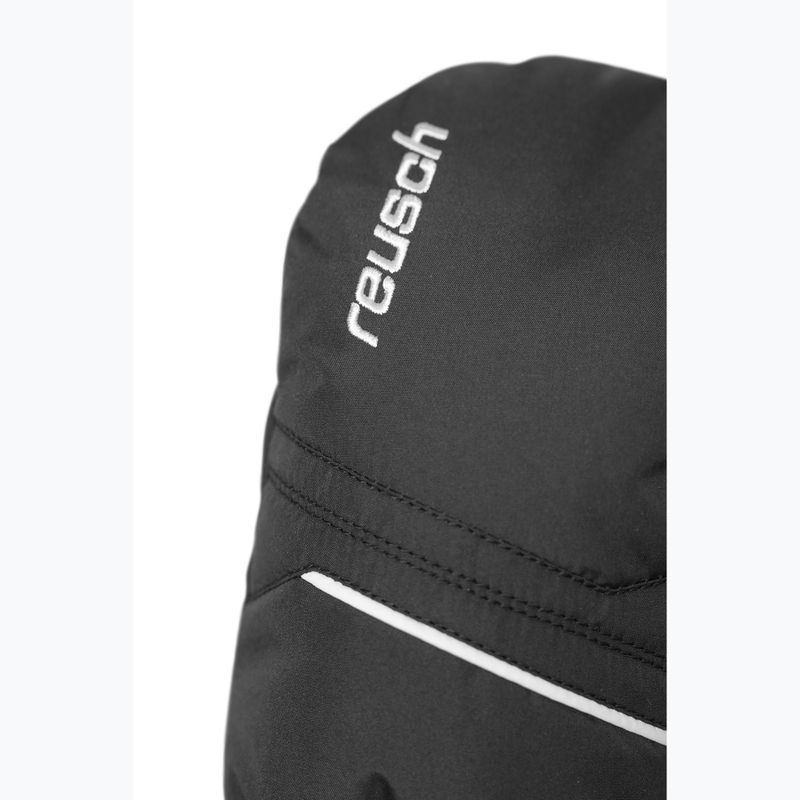 Detské lyžiarske rukavice Reusch Alan Junior Mitten black/white 5