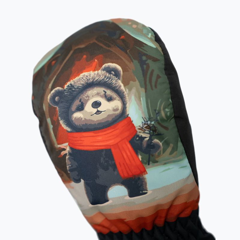 Detské lyžiarske rukavice  Reusch Scottie Mitten bear 4