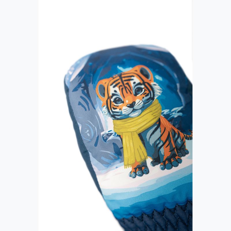 Detské lyžiarske rukavice  Reusch Scottie Mitten tiger 4