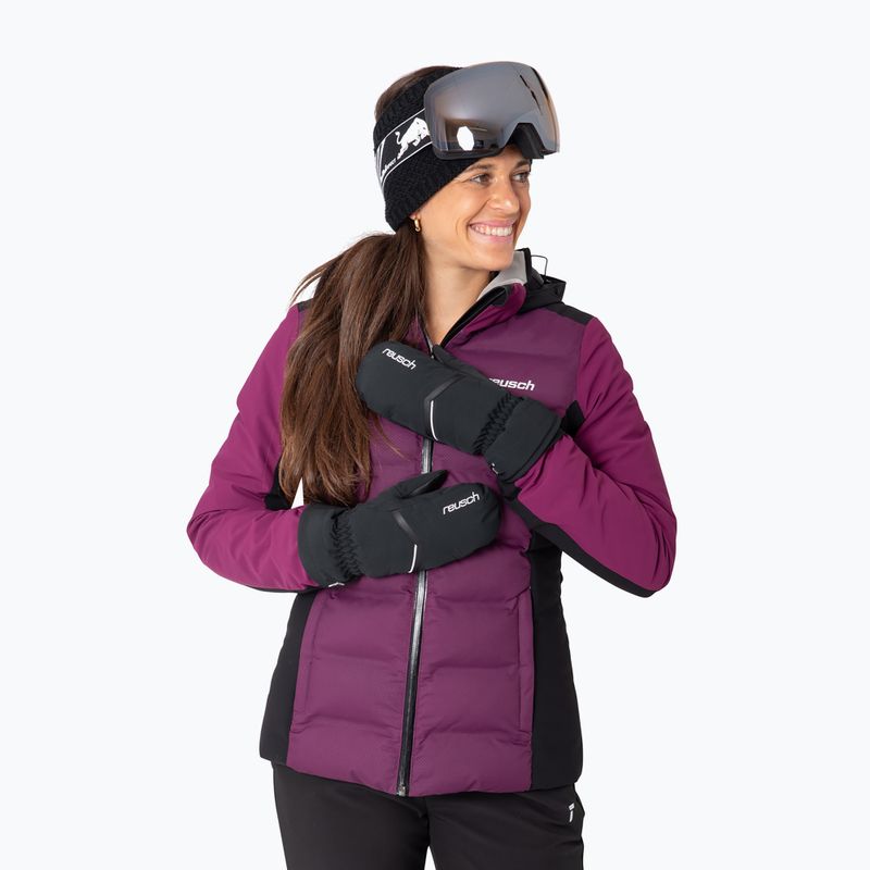 Dámske lyžiarske rukavice Reusch Marisa Mitten black/white 8