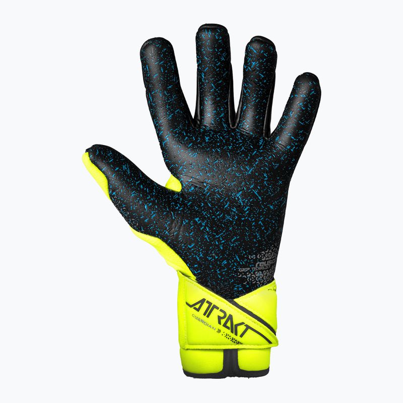 Brankárske rukavice Reusch Attrakt Fusion Guardian safety yellow/silver/black 3