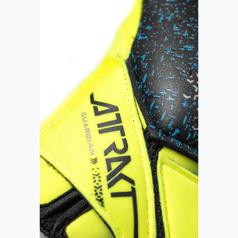 Brankárske rukavice Reusch Attrakt Fusion Guardian safety yellow/silver/black 6