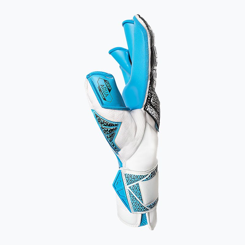 Brankárske rukavice Reusch Attrakt Aqua Evolution white/black/aqua blue 3