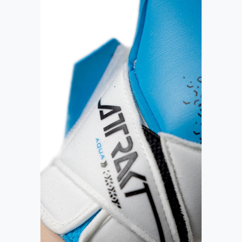Brankárske rukavice Reusch Attrakt Aqua Evolution white/black/aqua blue 6