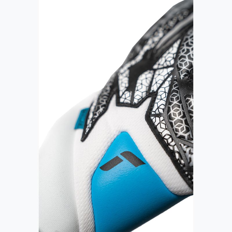 Brankárske rukavice Reusch Attrakt Aqua Evolution white/black/aqua blue 7