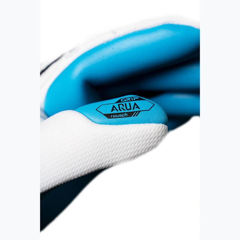 Reusch Attrakt Freegel brankárske rukavice Aqua white/black/aqua blue 5