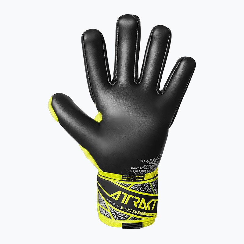 Brankárske rukavice Reusch Attrakt Gold X NC safety yellow/silver/black 3
