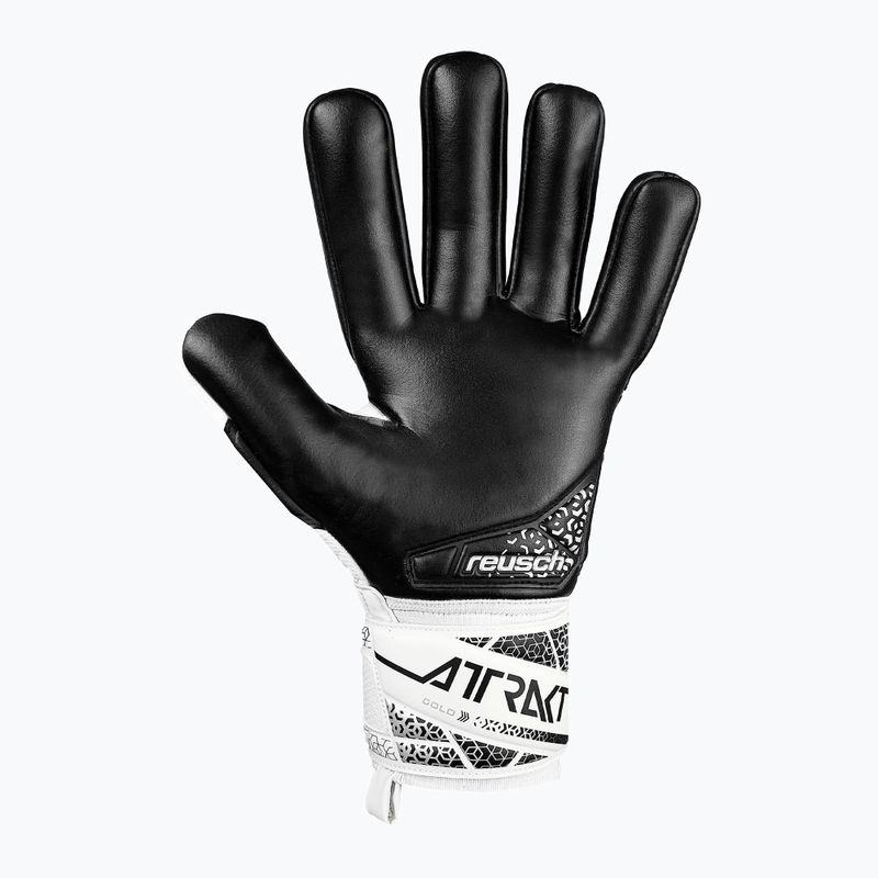 Brankárske rukavice Reusch Attrakt Gold NC white/silver/black 3