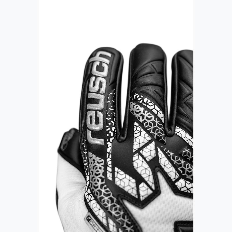 Brankárske rukavice Reusch Attrakt Gold NC white/silver/black 5