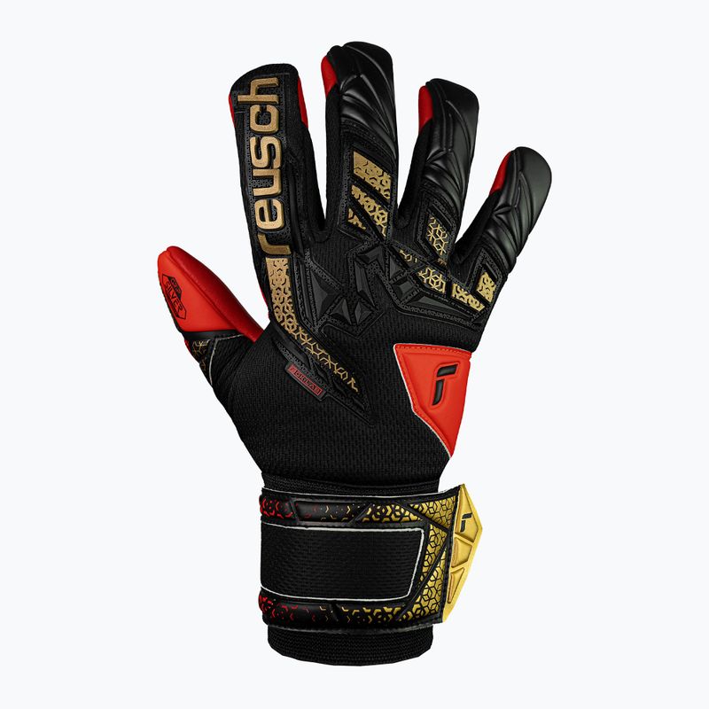 Brankárske rukavice Reusch Attrakt Freegel Silver black/gold/firery red 2