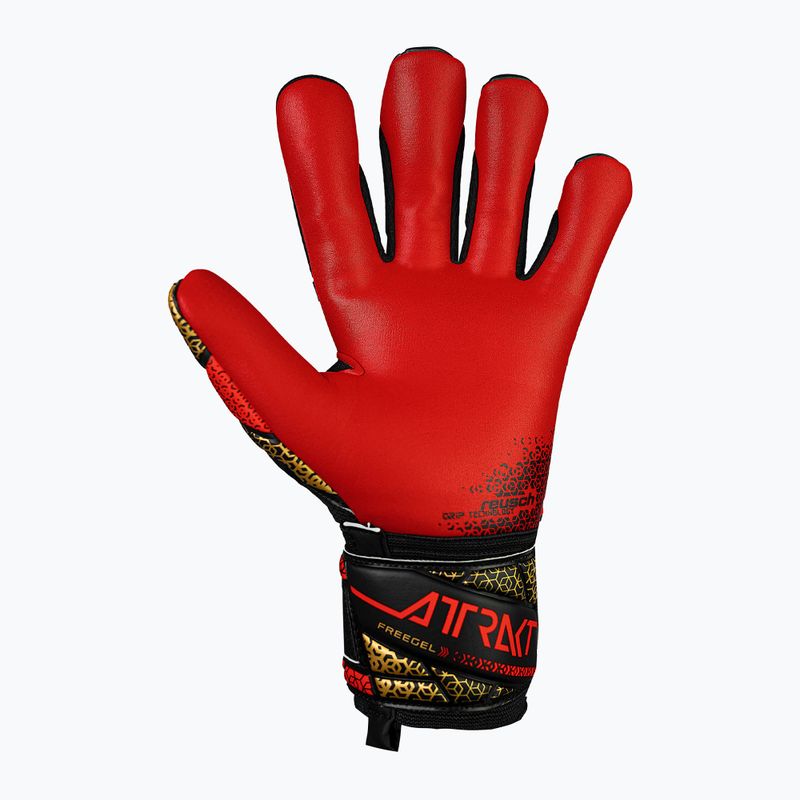 Brankárske rukavice Reusch Attrakt Freegel Silver black/gold/firery red 3