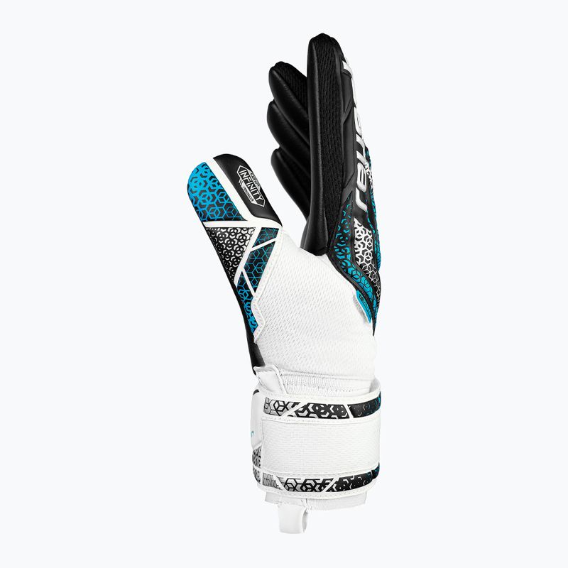 Reusch Attrakt Infinity NC brankárske rukavice biela/strieborná/čierna 4