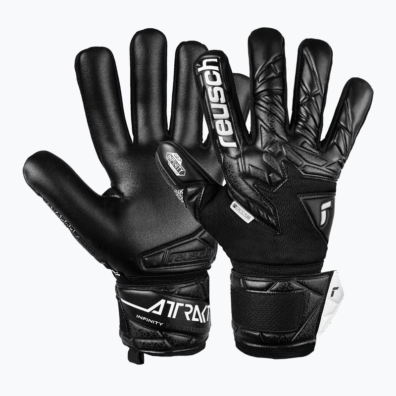Reusch Attrakt Infinity NC brankárske rukavice čierne