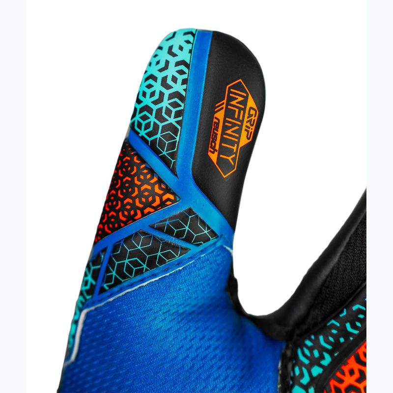 Brankárske rukavice Reusch Attrakt Infinity NC Junior electric blue/shocking orange/black 7
