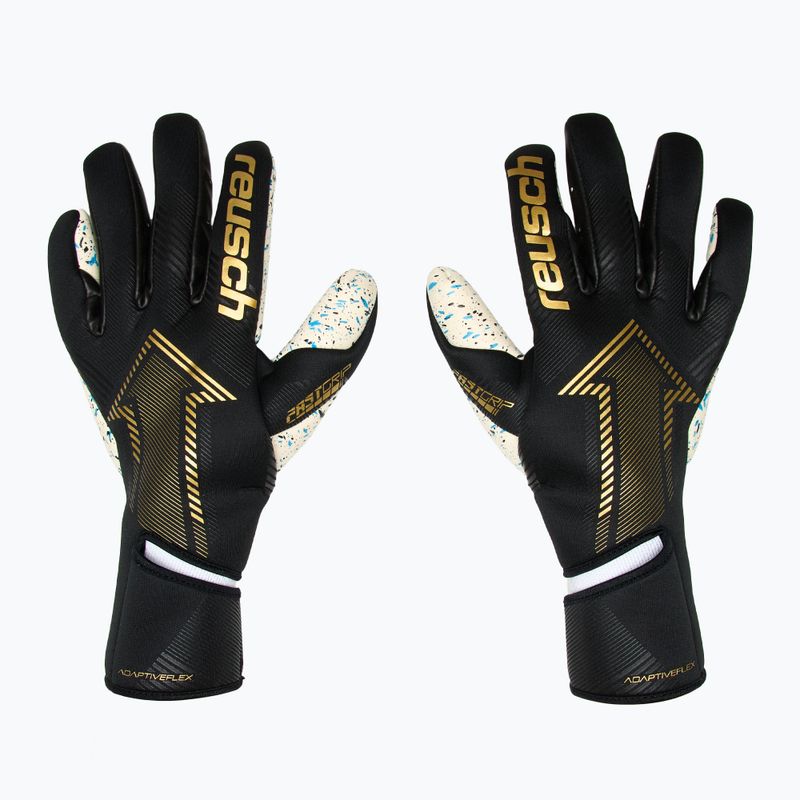 Brankárske rukavice Reusch Fastgrip Fusion black/gold 2