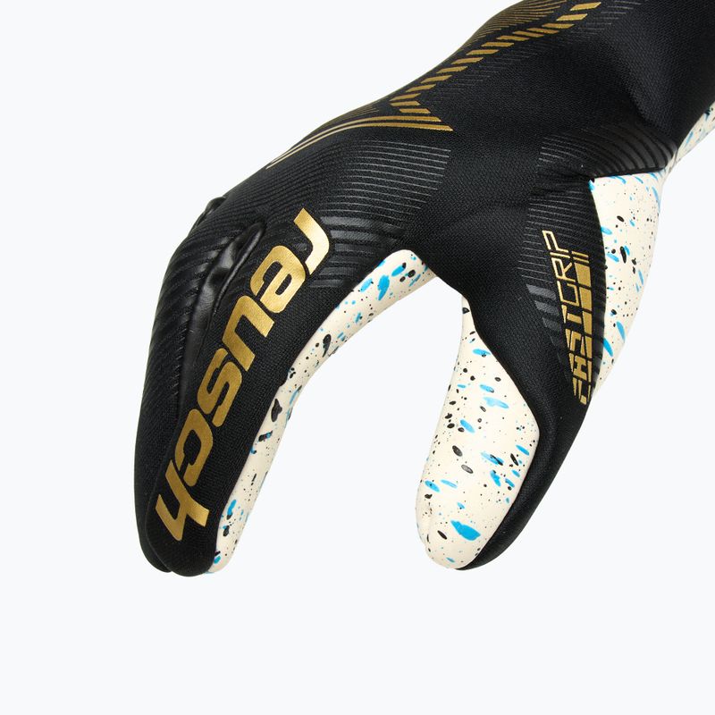 Brankárske rukavice Reusch Fastgrip Fusion black/gold 4