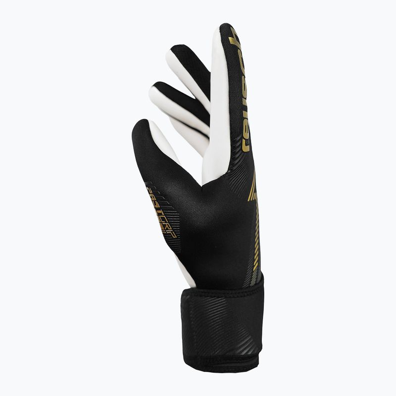 Brankárske rukavice Reusch Fastgrip Silver black/gold 4