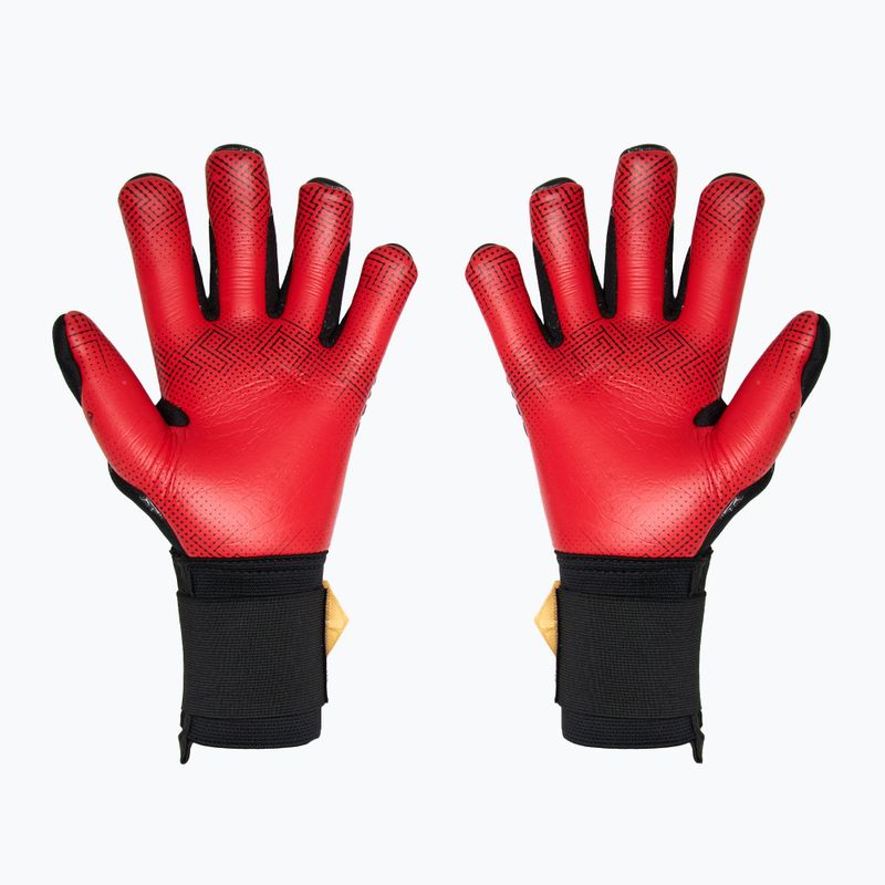 Brankárske rukavice Reusch Attrakt Gold X GluePrint black/gold/fiery red 3