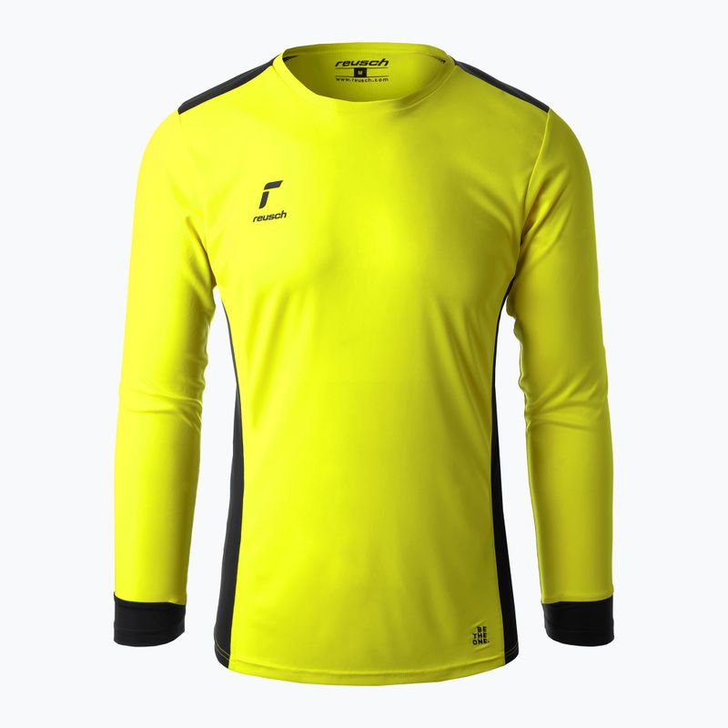 Pánsky brankársky dres Reusch Match Longsleeve Padded safety yellow/black