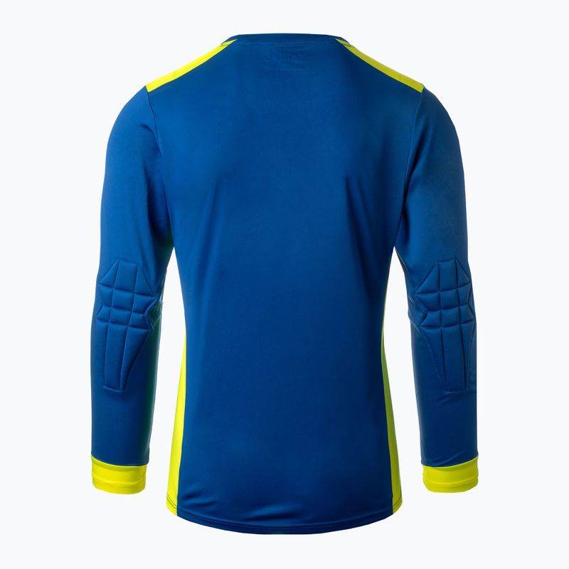 Brankárske tričko Reusch Match Goalkeeper Longsleeve Padded brilliant blue/safety yellow 2