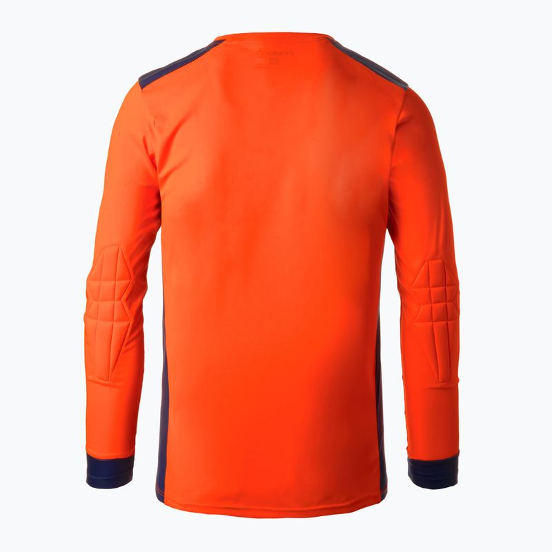 Detský brankársky dres Reusch Match Goalkeeper Longsleeve Padded Junior shocking orange/blue 2