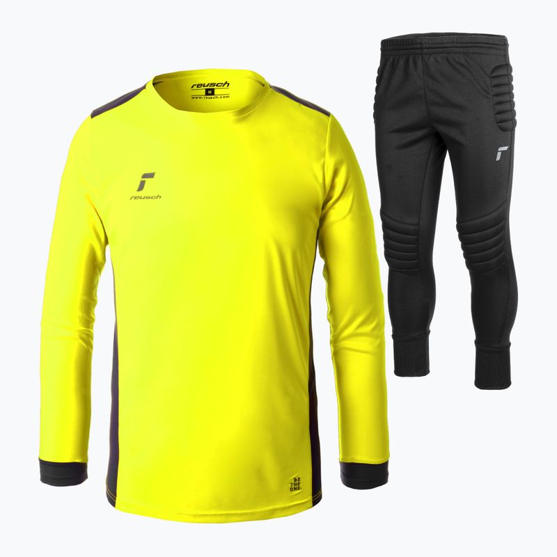 Detská brankárska súprava Reusch Match Set Junior safety yellow/black