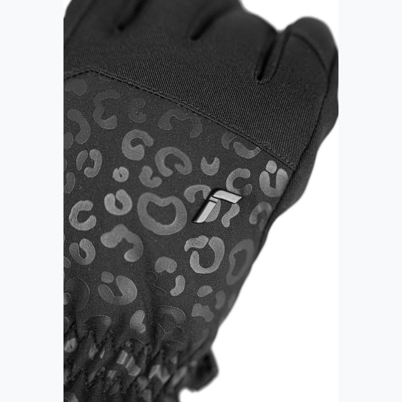 Dámske lyžiarske rukavice Reusch Keira R-Tex XT black/black leopard 6