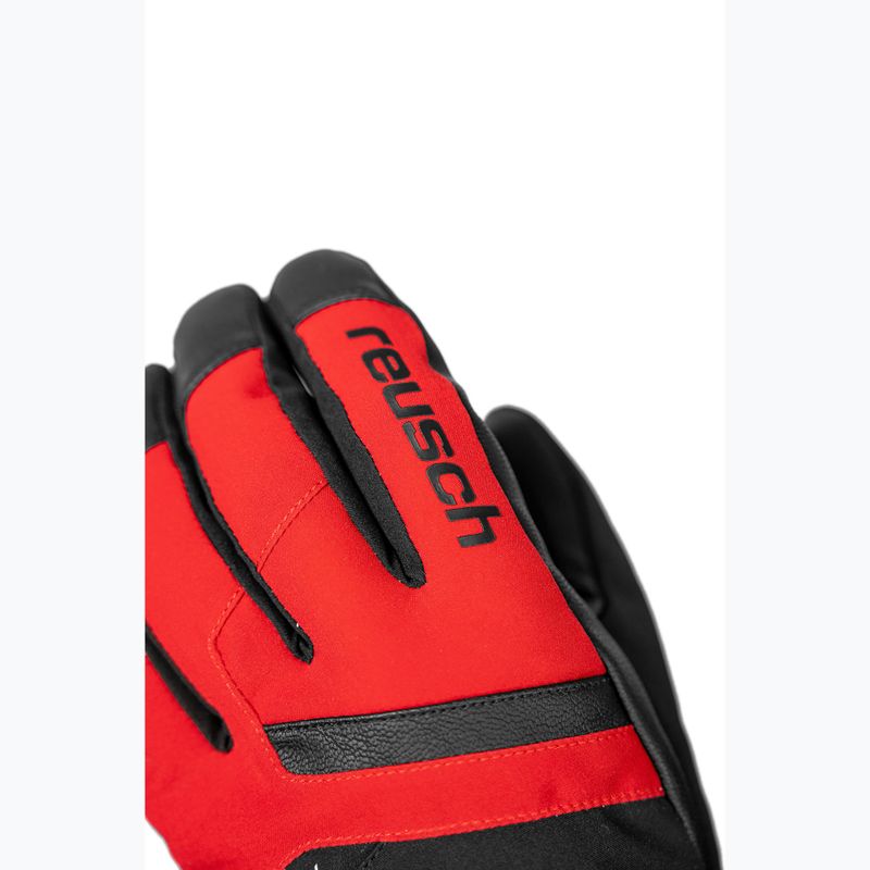 Pánske lyžiarske rukavice Reusch Booster Gore-Tex black/tango red 5