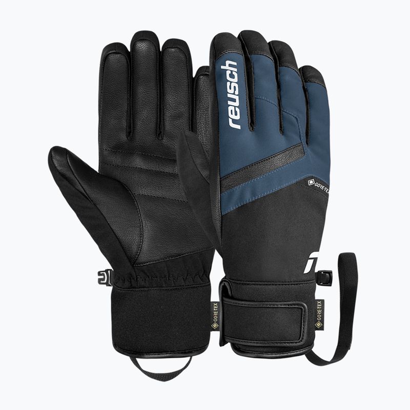 Pánske lyžiarske rukavice Reusch Booster Gore-Tex black/dress blue 2