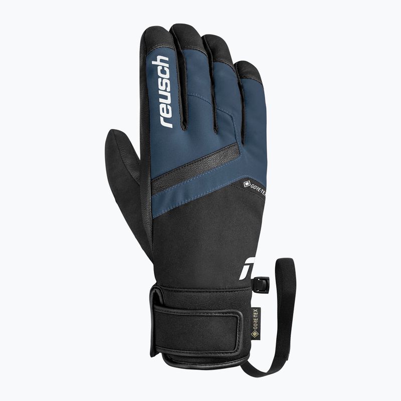 Pánske lyžiarske rukavice Reusch Booster Gore-Tex black/dress blue 3