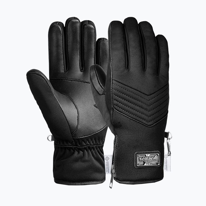 Dámske lyžiarske rukavice Reusch Daisy Windstopper black