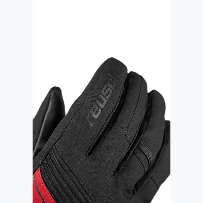 Lyžiarske rukavice Reusch Louis R-Tex XT black/tango red 4