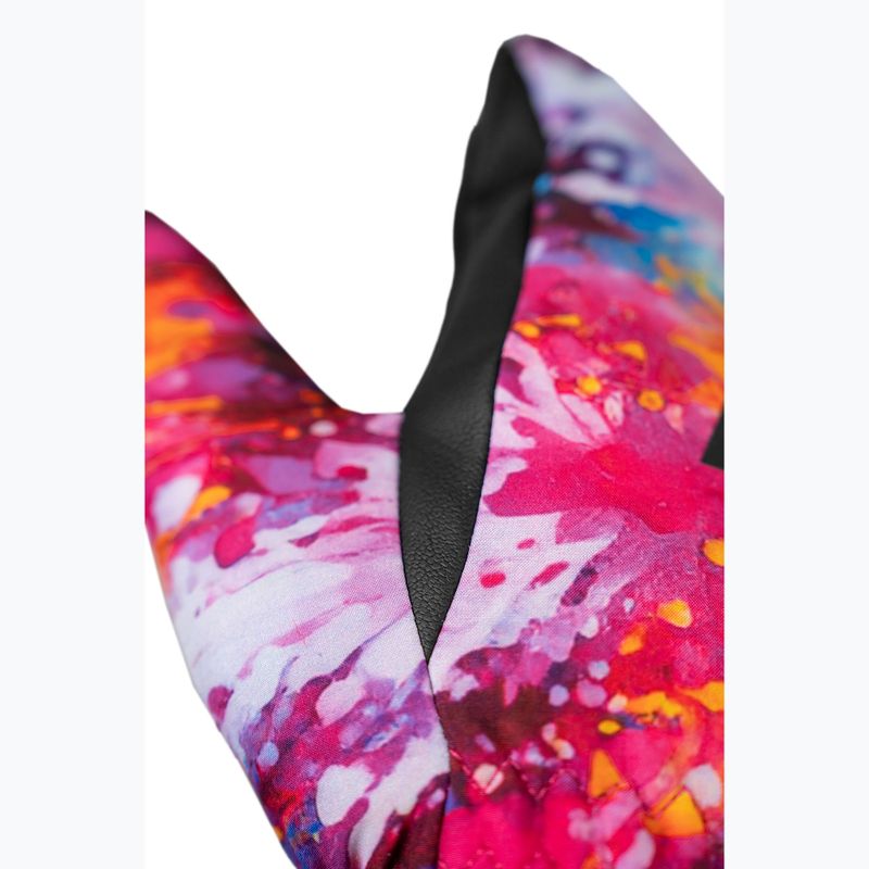 Detské lyžiarske rukavice Reusch Carter R-Tex XT Junior mitten black/multicolor snowflake 7