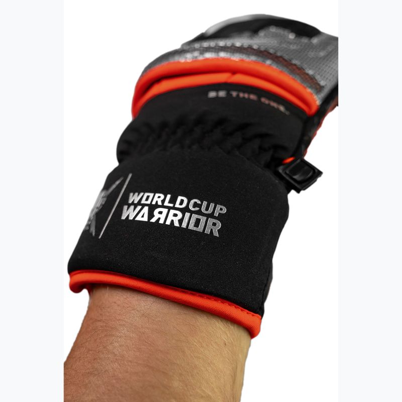 Lyžiarske rukavice Reusch Worldcup Warrior GS Mitten black/silver/fluo red 8