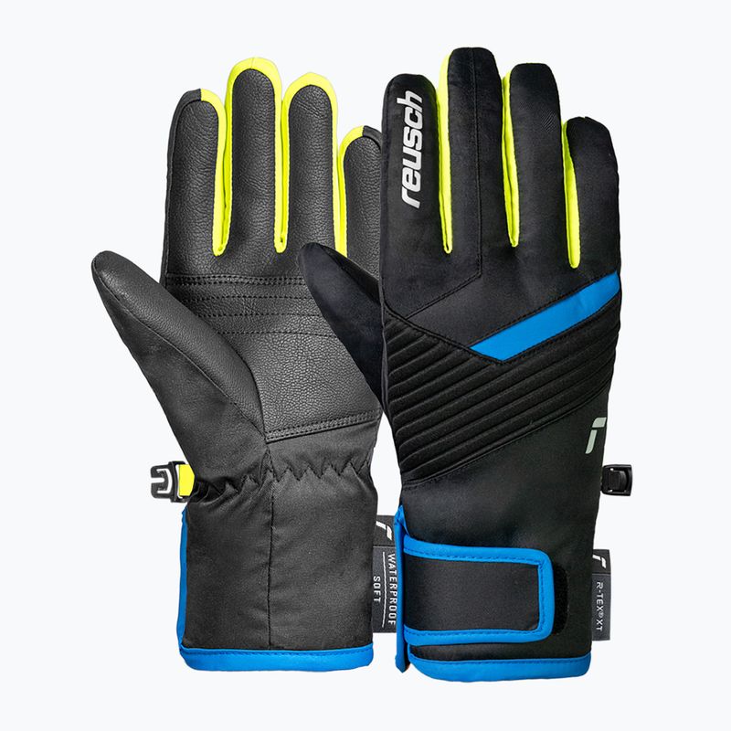Detské lyžiarske rukavice Reusch Dan R-Tex XT Junior black/brilliant blue/safety yellow 2