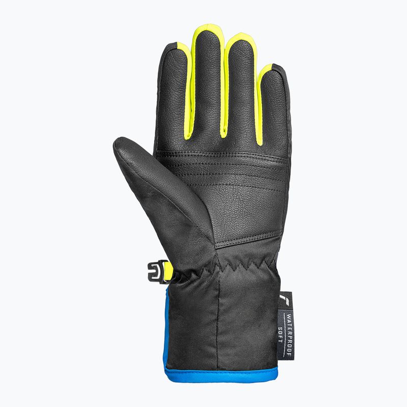 Detské lyžiarske rukavice Reusch Dan R-Tex XT Junior black/brilliant blue/safety yellow 4