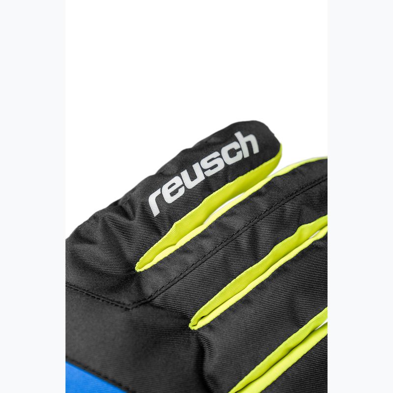 Detské lyžiarske rukavice Reusch Dan R-Tex XT Junior black/brilliant blue/safety yellow 6